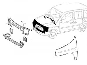 Детали кузова Fiat Doblo 2006-2014