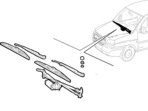 Система очистки окон Fiat Doblo 2000-2005