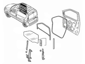 Двери и комплектующие Fiat Doblo 2009-2014