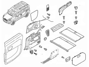 Детали салона Fiat Doblo 2009-2014